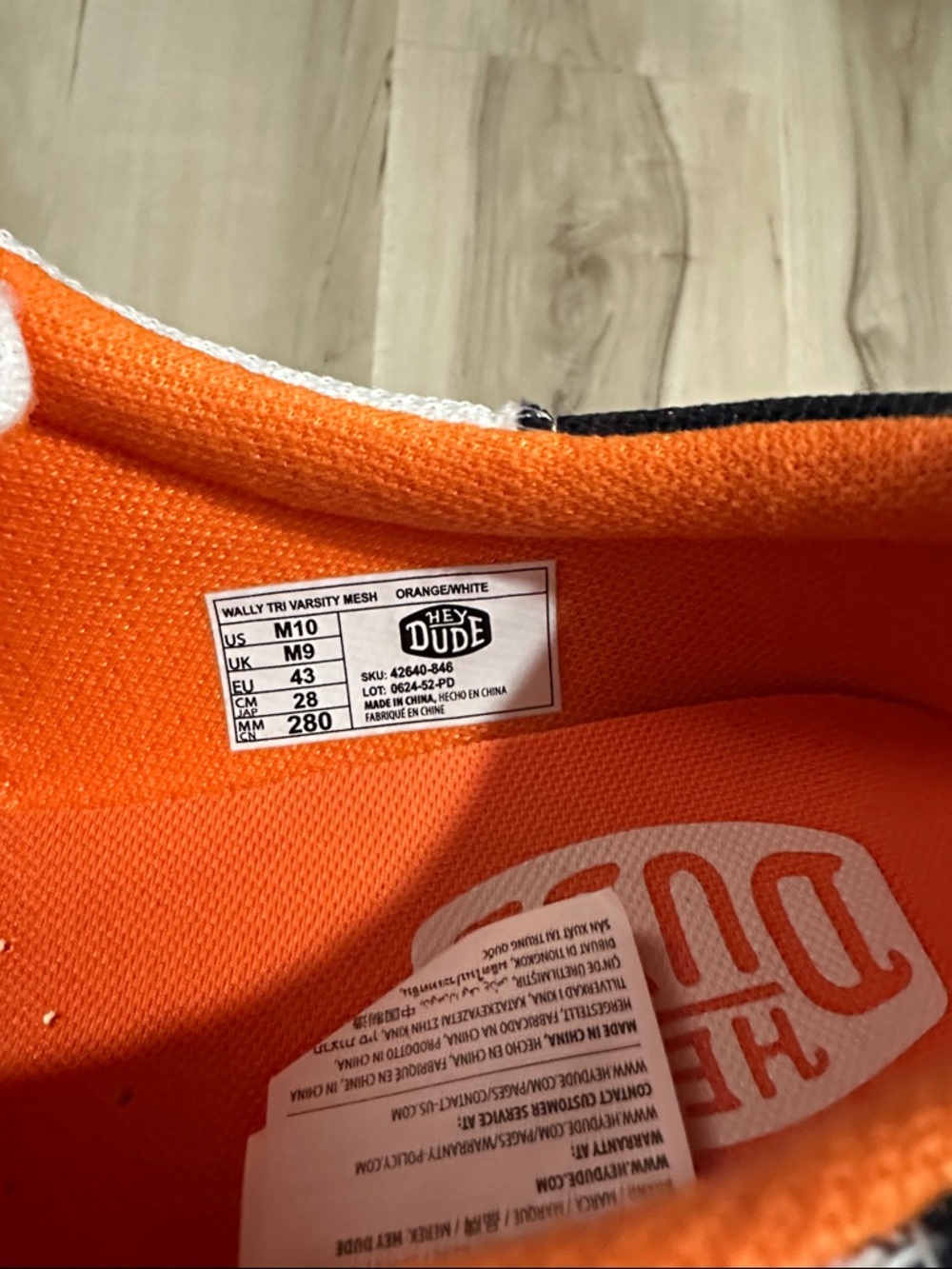 Hey Dude Wally Tri Varsity Mesh - Picture 4 of 6